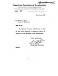 Letter from H. T. Winton, Assistant Secretary, American Institute of Accountants, to Members of the Board of Examiners, Re: Chief Examiner's Report on Results of the November 1946 Examination. by H. T. Winton