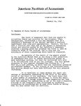 Letter from John H. Zebley, Jr., Chairman, AIA Board of Examiners, to Members of State Boards of Accountancy, re: Papers in Accounting Theory and Practice for November, 1940, Examinations. by John H. Zebley Jr. and American Institute of Accountants. Board of Examiners