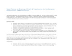 Model policies for granting of credit and transitioning for the computer-based uniform CPA examination.