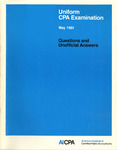 Uniform CPA Examination, May 1982, Questions and Unofficial Answers