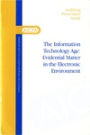 Information technology age : evidential matter in the electronic environment; Auditing procedure study; by American Institute of Certified Public Accountants