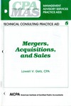 Mergers, acquisitions, and sales; Management advisory services practice aids. Technical consulting practice aid, 08