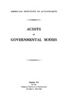 Audits of governmental bodies (1934);