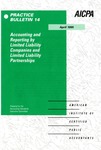 Accounting and reporting by limited liability companies and limited liability partnerships; Practice bulletin, 14