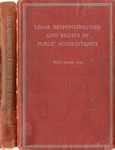 Legal responsibilities and rights of public accountants by Wiley Daniel Rich 1895