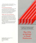 CPA as advisor to small businesses: a guide to understanding and using CPA services