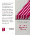 CPA as litigation advisor: a guide to understanding and using CPA services