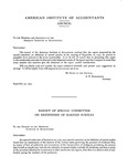 Report of special committee on definition of earned surplus by American Institute of Certified Public Accountants. Special Committee on Definition of Earned Surplus