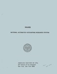 NAARS, National Automated Accouning Research System, Revised October 1979