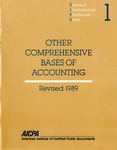 Other comprehensive bases of accounting, Revised 1989; Technical information for practitioners series, 1