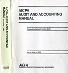 AICPA audit and accounting manual : nonauthoritative technical practice aids, as of June 1, 1989