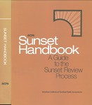 AICPA Sunset Handbook: A Guide to the Sunset Review Process by American Institute of Certified Public Accountants (AICPA)