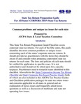 State Tax Return Preparation Guide For All States' CORPORATION State Tax Returns Common problems and unique tax issues for each state