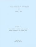 Ethical Problems of CPA Computer Users by Wallace E. Olson
