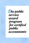 Public Service Award Program for Certified Public Accountants 1982 by American Institute of Certified Public Accountants (AICPA)