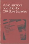 Public Relations and Ethics for CPA State Societies