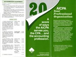 20: Score of ways the AICPA Serves you, the CPA, and the Accounting Profession