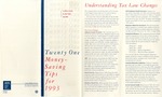 Twenty One Money-Saving Tips for 1993: A CPA's Guide to the New Tax Bill by American Institute of Certified Public Accountants. Communications Division