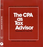 CPA as Tax Advisor, December, 1977-April, 1978: National Public Relations Program for State Societies