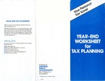 Your Personal Tax Saver : Year-End Worksheet for Tax Planning