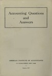 Accounting Questions and Answers by American Institute of Accountants. Bureau of Information