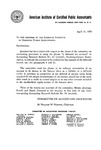 Letter to Members Re: Balance Sheet Treatment of the Credit for Deferred Income Taxes by L. H. Penney, William W. Werntz, and American Institute of Accountants. Committee on Accounting Procedure