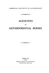 Accounts of Governmental Bodies by American Institute of Accountants