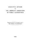 Executive Officer for the American Association of Public Accountants