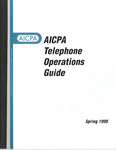 AICPA Telephone Operations Guide, Spring 1998