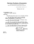 Letters Re: Section 126 Problem by Walter A. Cooper, J. K. Lasser, and Troy G. Thurston