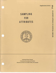 Auditor's Approach to Statistical Sampling, Volume 2 (Supplementary Section) Sampling for Attributes