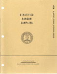 Auditor's Approach to Statistical Sampling, Volume 3. Stratified Random Sampling by American Institute of Certified Public Accountants. Professional Development Division. Individual Study Program