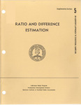 Auditor's Approach to Statistical Sampling, Volume 5. (Supplementary Section) Ratio and Difference Estimation