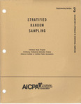 Auditor's Approach to Statistical Sampling, Volume 3 (Supplementary Section) Stratified Random Sampling by American Institute of Certified Public Accountants. Continuing Professional Education Division. Individual Study Program