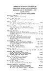 Members as at December 1, 1953 by American Woman's Society of Certified Public Accountants