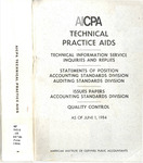 AICPA Technical Practice Aids, as of June 1, 1984