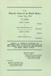 In the Supreme Court of the United States, October Term, 1974, No. 74-1042, Ernst & Ernst vs. Olga Hochfelder, et al. ; Ernst & Ernst vs. Leon S. Martin, et al, Motion of American Institute of Certified Public Accountants for leave to file a brief Amicus Curiae on certain issues and brief Amicus Curiae