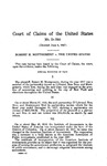 Court of Claims of the United States, No. D-790, (Decided June 6, 1927, Robert H. Montgomery v. The United States