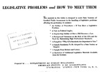 Legislative Problems and How to Meet Them.
