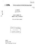 Estate Planning for Owners of Small Businesses, A Talk for Practitioners, November 1982 by American Institute of Certified Public Accountants. Public Relations Division