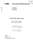 Your 1984 Federal Income Tax Return, A Talk for CPAs to Deliver Before a General Audience, December 1984