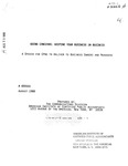 Going Concerns: Keeping Your  Business in Business, A Speech for CPAs to Deliver to Business Owners and Managers, August 1988