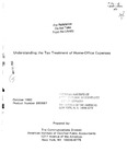 Understanding the Tax Treatment of Home-Office Expenses, October 1992