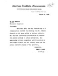 Letter from John L. Carey, Secretary, AIA, to Members of the Executive Council, re: Copy of Communication Received From Mr. Johnson Heywood, Pertaining to Public Misunderstanding of Auditing. by John L. Carey and Johnson Heywood