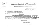 Letter from John L. Carey, Secretary, AIA, to Presidents of State Societies of Certified Public Accountants, re: Example of How Buffalo Chapter, New York State Society of CPAs, Dealt With Extension of Time in Filing Income Tax Returns. by John L. Carey