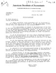 Bulletin from John L. Carey, Secretary, AIA, to State Society & Chapter Presidents, Re: News Article, Published in New York Times, Tuesday, October 25th [1938], Pertaining to Announcement, on Behalf of the Controller of the City of New York, of the Adoption of the British "Honor System" in Tax Collection. by John L. Carey