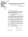 Remittance Acknowledgment Form and Ticket Costs Information Sheet From Frank A. Gale, AIA Assistant Secretary, to Members, re: Conference on Municipal Accounting and Finance in Chicago, March 28-29, 1938. by Frank A. Gale