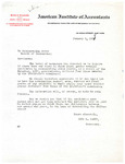 Letter from John L. Carey, Secretary, AIA, to Co-operating State Boards of Accountancy, re: Inquiry If There Were Any Cases in Which Final Grades Awarded Candidates by Co-operating State Boards, as a Result of the November, 1937, Examinations, Differed From Those Awarded by the Institute's Examiners. by John L. Carey