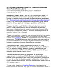 AICPA Offers White Paper to Help CPAs, Financial Professionals Obtain Federal Training Grants Career Development Guide for Employers and Job Seekers Published July 08, 2010