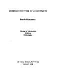 Board of Examiners: Circular of Information, Syllabus, Bibliography.